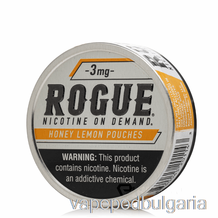 Vape 10000 Дръпки Rogue Nicotine Pouches - Honey Lemon 3mg